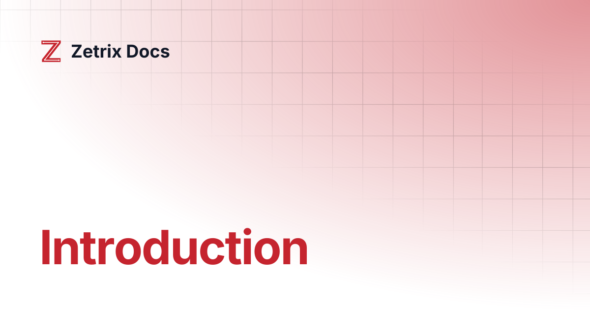 Introduction | Zetrix Docs
